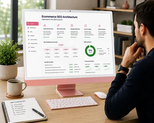 Ecommerce SEO Architecture Ecommerce SEO architecture services for stronger rankings, indexing and organic growth.